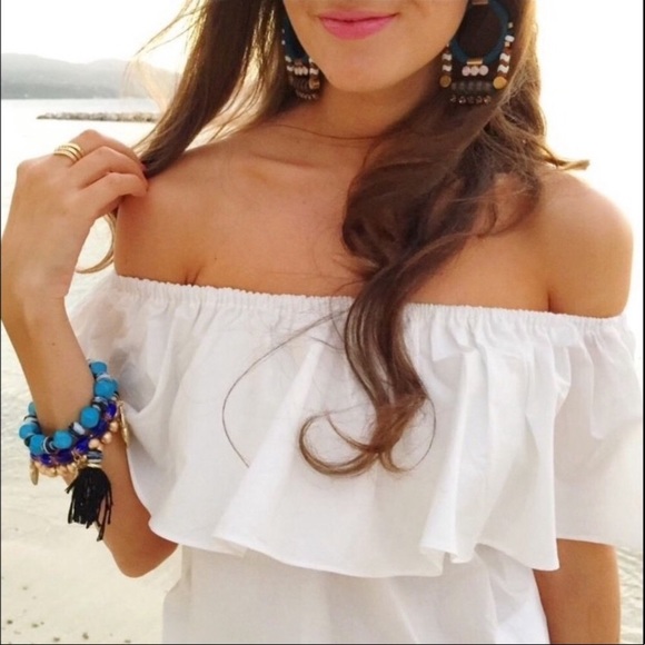 NWT J. Crew White Linen Off the Shoulder Dress XS - Picture 8 of 8